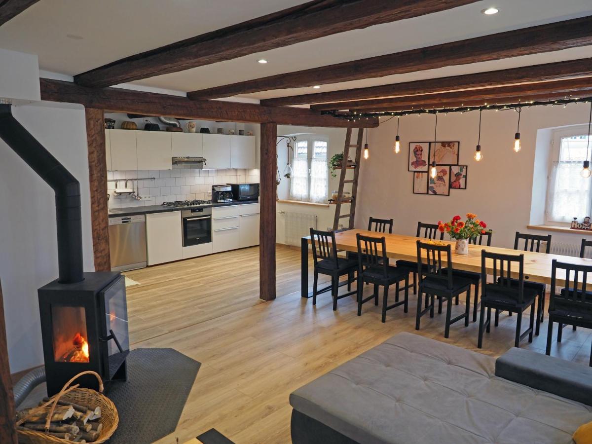 Le 128, Duplex Alsacien 10 Personnes, Piscine Apartment Horbourg Luaran gambar