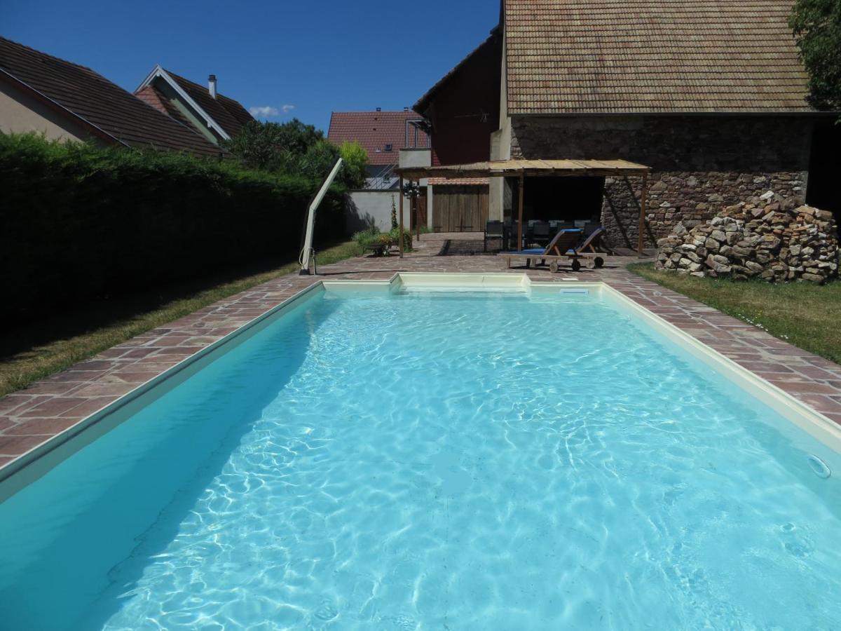 Le 128, Duplex Alsacien 10 Personnes, Piscine Apartment Horbourg Luaran gambar